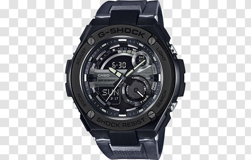 Shock-resistant Watch G-Shock Casio Solar-powered - Shockresistant - Gst Transparent PNG