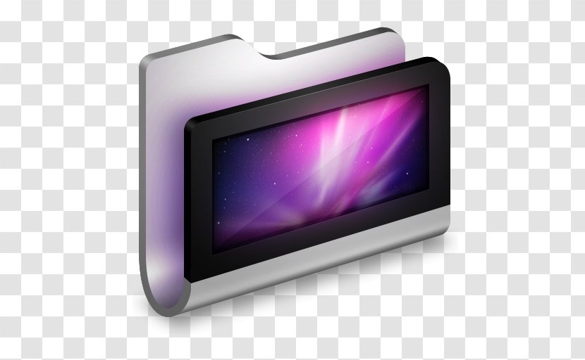 Purple Display Device Multimedia - Directory - Desktop Metal Folder Transparent PNG