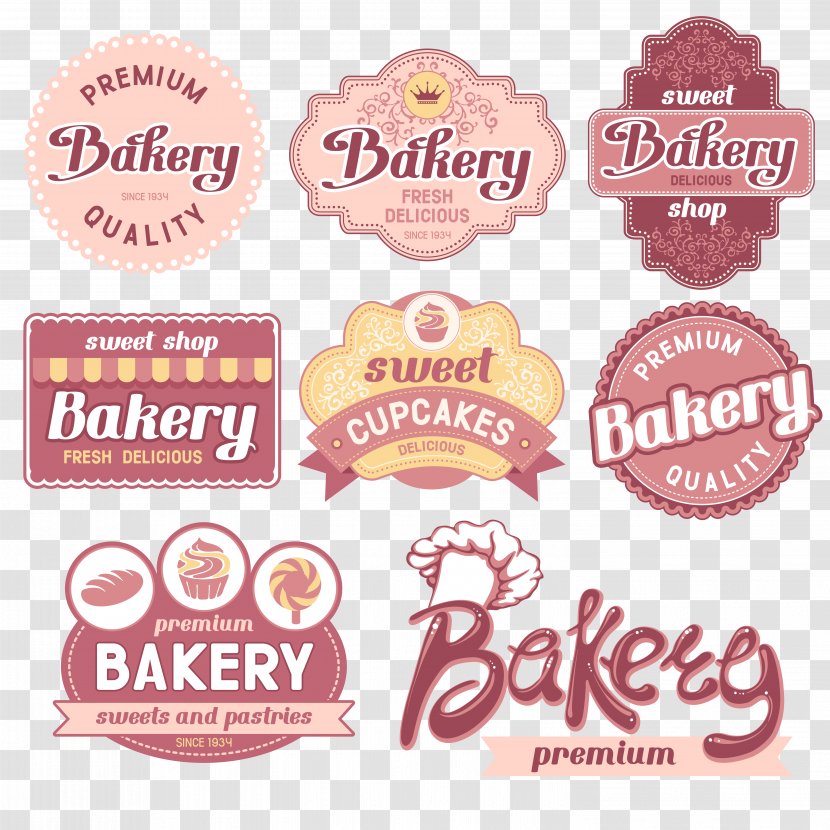 Bakery Label Stock Photography Clip Art - Fine Vector Material Transparent PNG