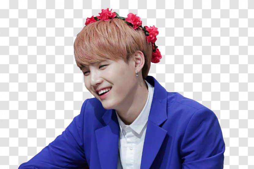 Suga BTS K-pop Dancer Musician - Watercolor - Heart Transparent PNG