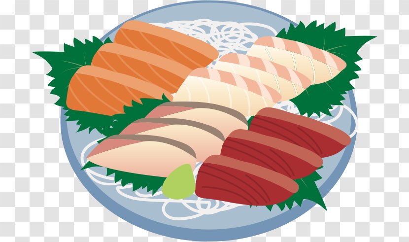Sashimi Japanese Cuisine Fish Food Clip Art Transparent PNG