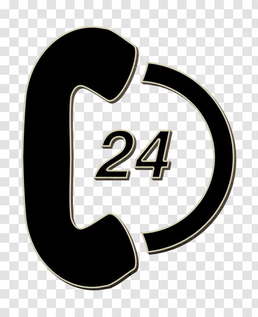 Help Icon Business Telephone Line 24 Hours Service - Blackandwhite Number Transparent PNG
