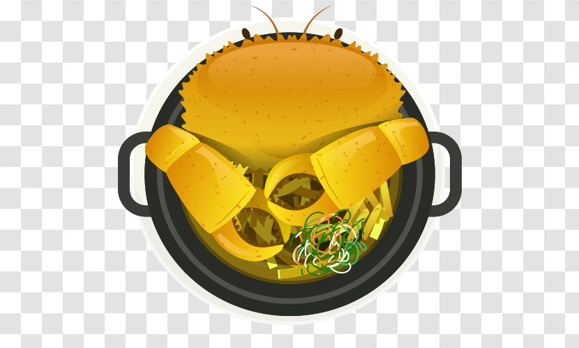 Crab Hot Pot Dish Meatloaf - Cuisine - Cartoon Crabs Transparent PNG
