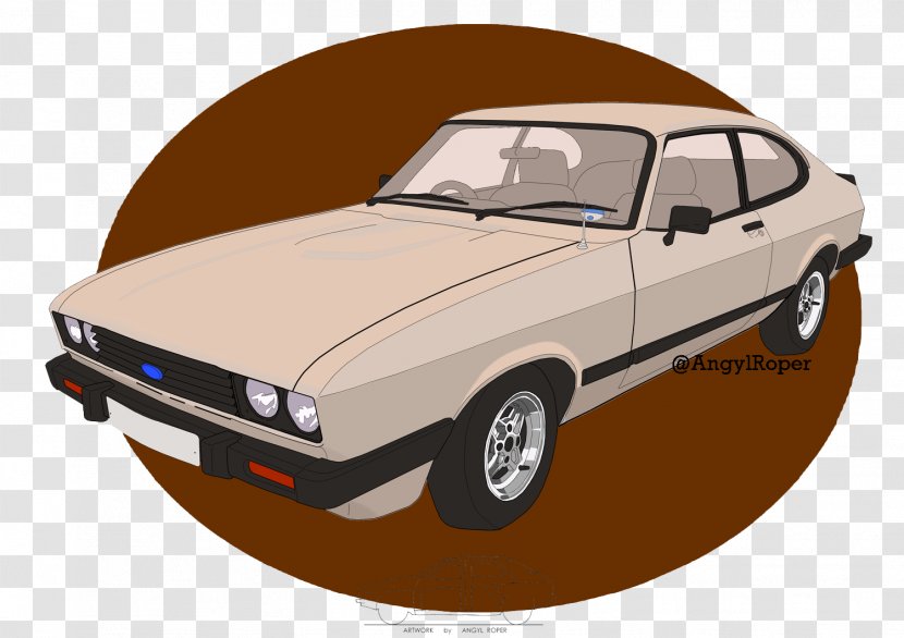 Ford Capri Car Motor Company Automotive Design - Exterior Transparent PNG