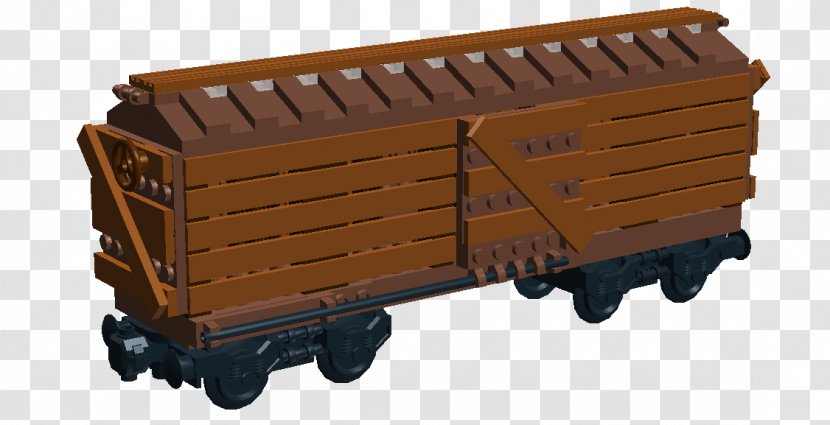 Goods Wagon Rail Transport Railroad Car Cargo - Train Transparent PNG