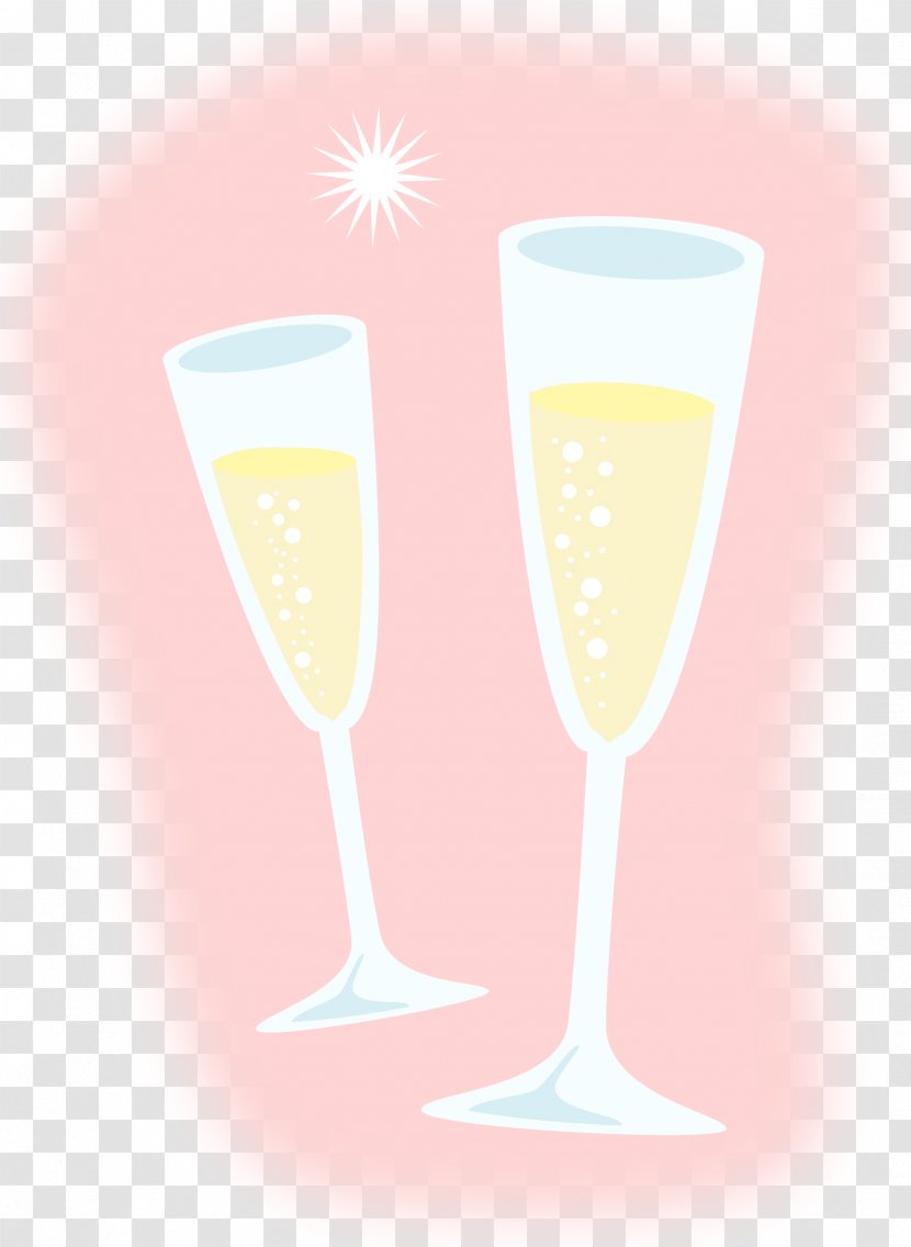 Champagne Glass Sparkling Wine Martini Clip Art Transparent PNG