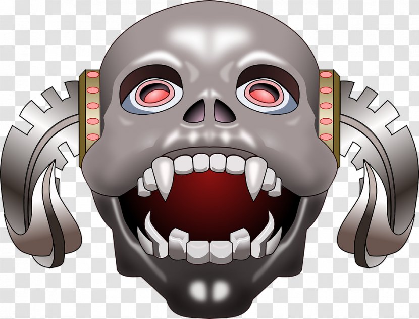 Horn Skull Clip Art - Headgear Transparent PNG