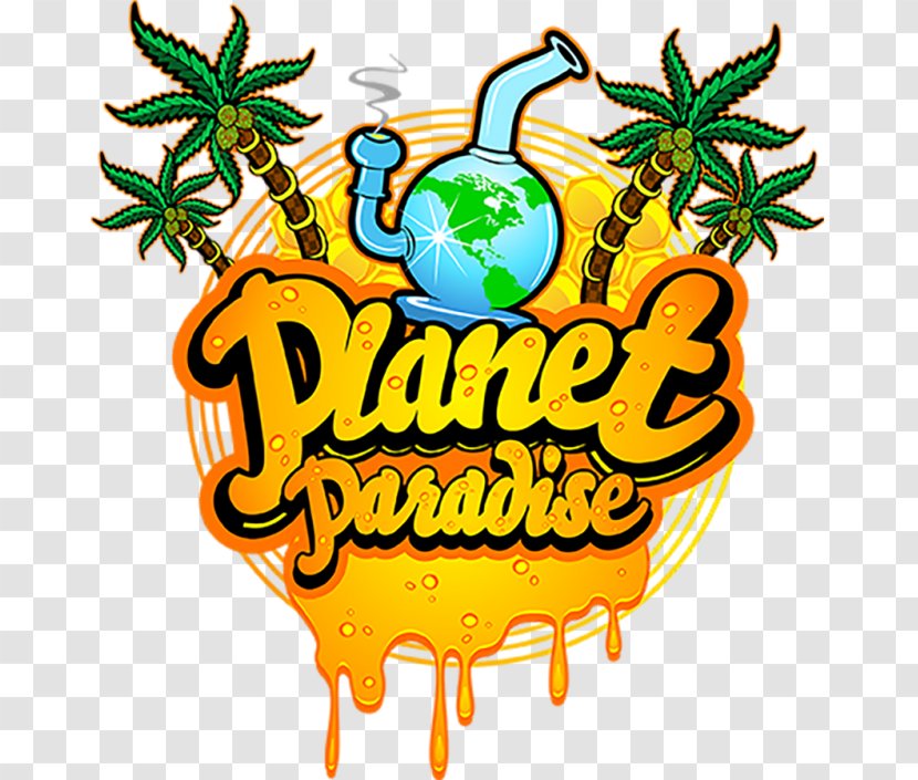 Planet Paradise Global Marijuana March Cannabis Vaporizer Logo Transparent PNG