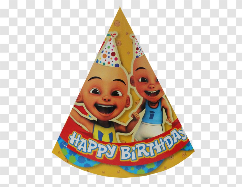 Party Hat Cone - Upin Ipin Transparent PNG