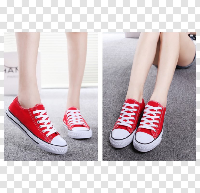 Sneakers Slipper Shoe Red Dress - Cloth Shoes Transparent PNG