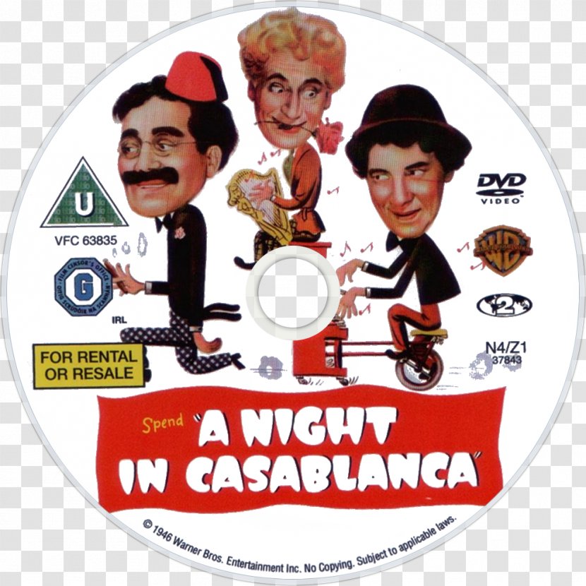 A Night In Casablanca Groucho Marx Chico Brothers - Movie Transparent PNG