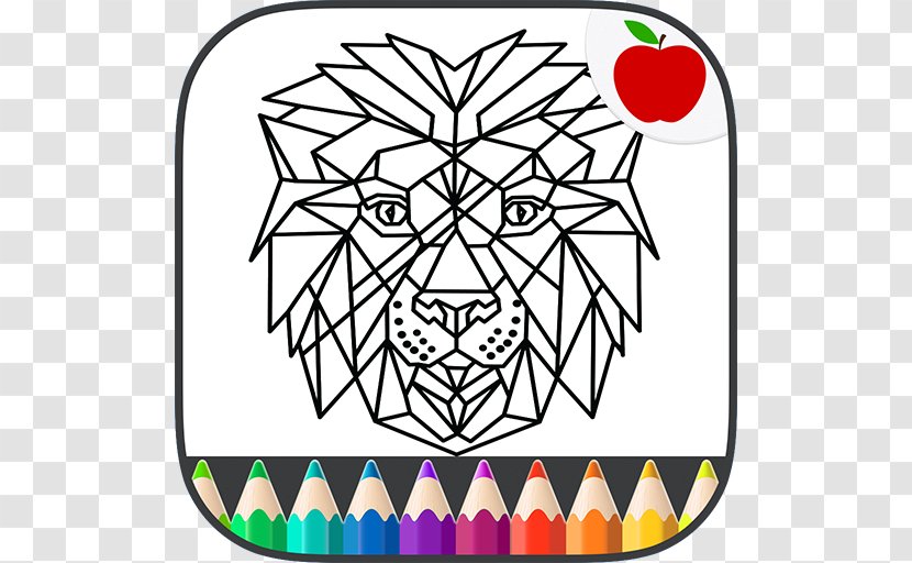 Geometry 著色頁 Coloring Book Game Transparent PNG