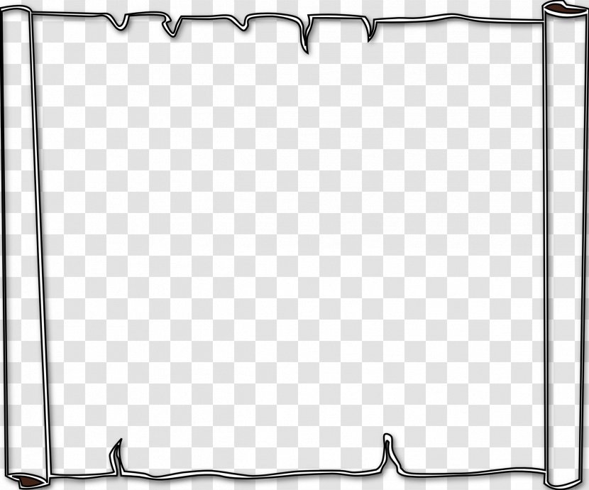 Black And White Drawing Clip Art - Halloween - Map Border Cliparts Transparent PNG