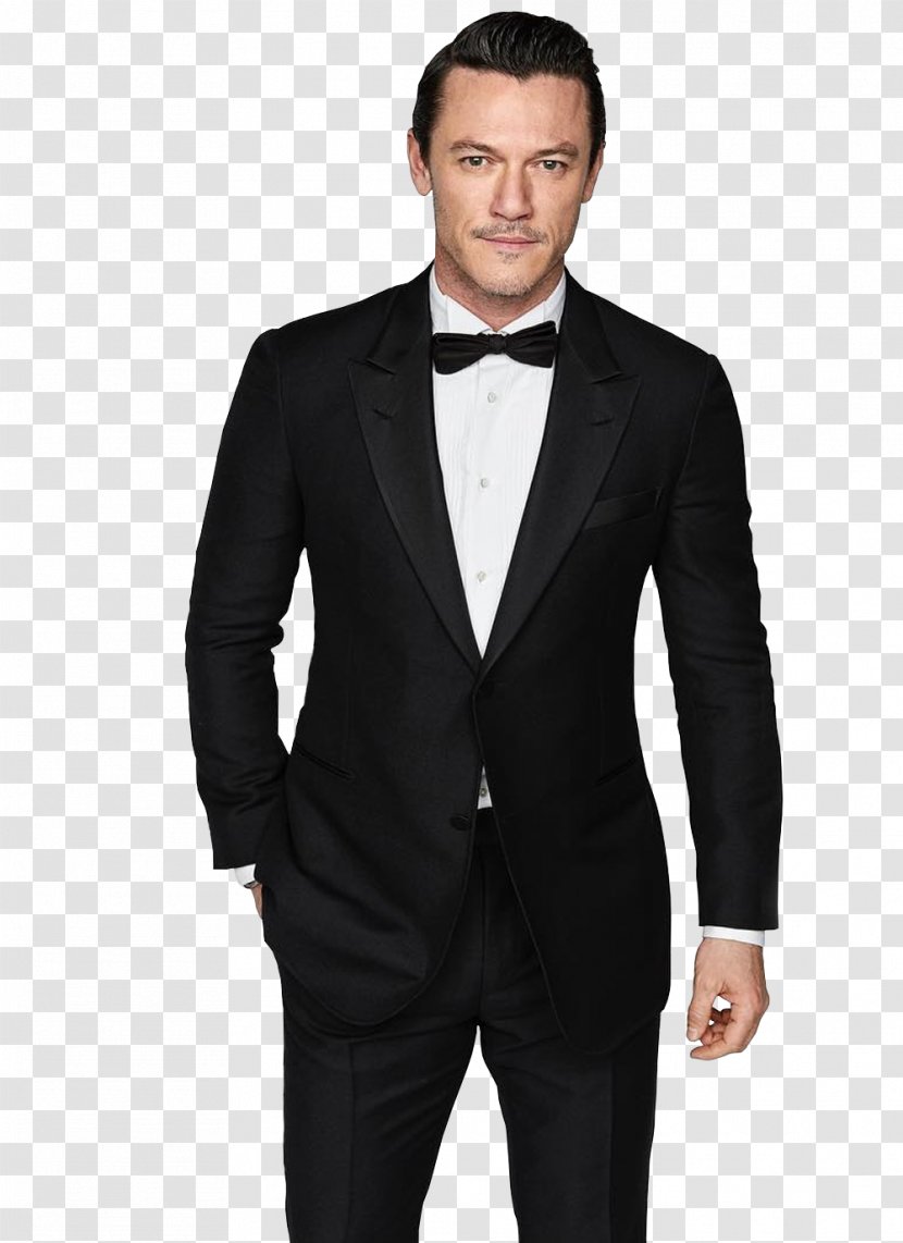 Luke Evans Hoodie Male Tuxedo Fashion - Suit Transparent PNG