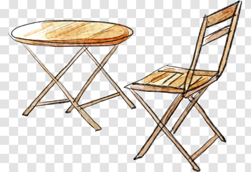 Table Chair Furniture Wood - End - 阔腿裤 Transparent PNG