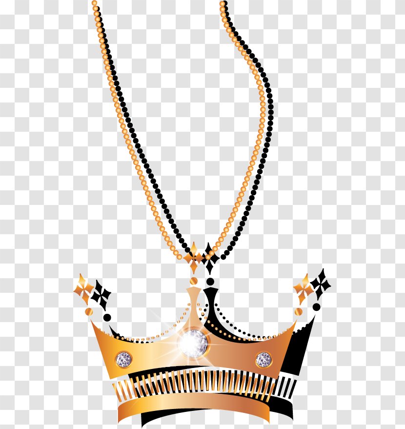 Necklace Crown - Recreation - Vector Hand-painted Transparent PNG