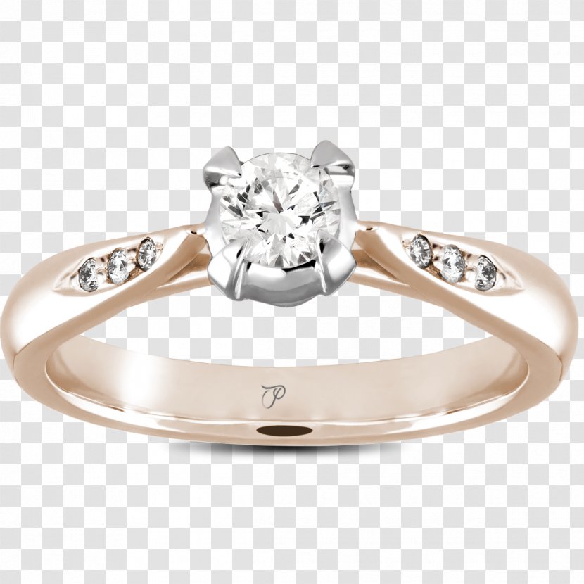 Wedding Ring Jewellery Gemstone Diamond - Platinum - Solitaire Transparent PNG