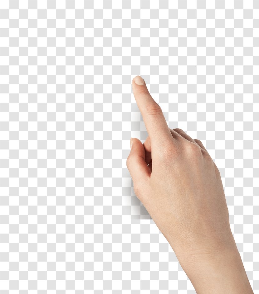 Hand Index Finger Thumb Arm - Touch Transparent PNG