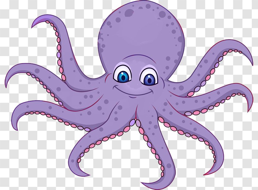 Octopus Cartoon - Illustrator Transparent PNG