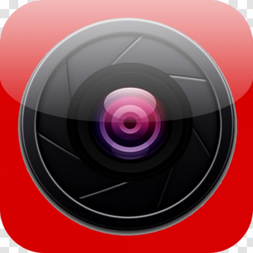 Camera Lens Product Design Webcam Close-up - Magenta Transparent PNG
