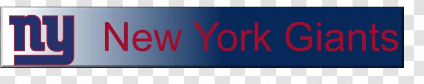 Logos And Uniforms Of The New York Giants NFL Banner Transparent PNG