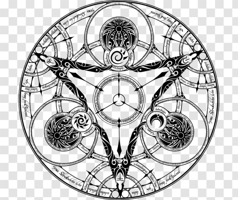 Magic Circle Drawing Alchemy Symbol - Alchemical Transparent PNG