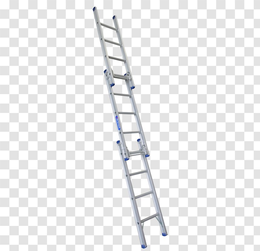 Ladder Scaffolding Keukentrap Aluminium Operating Height (max.): 2.75 M Hailo ProfiStep - Werner D12002 Extension Transparent PNG