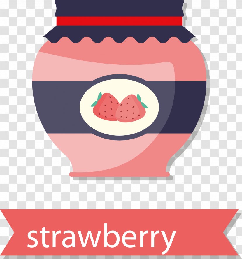 Strawberry Pastel Marmalade Sponge Cake Fruit - Delicious Jam Raw Material Vector Transparent PNG