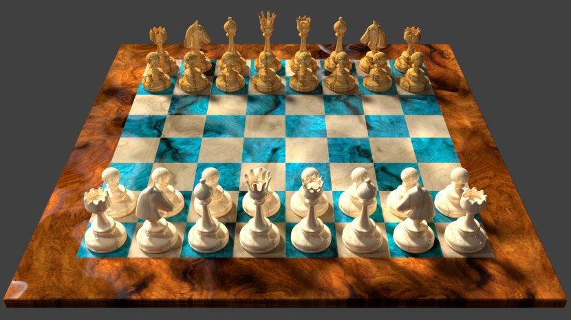 C.O.O.L. Chess Chessboard Piece Set Transparent PNG