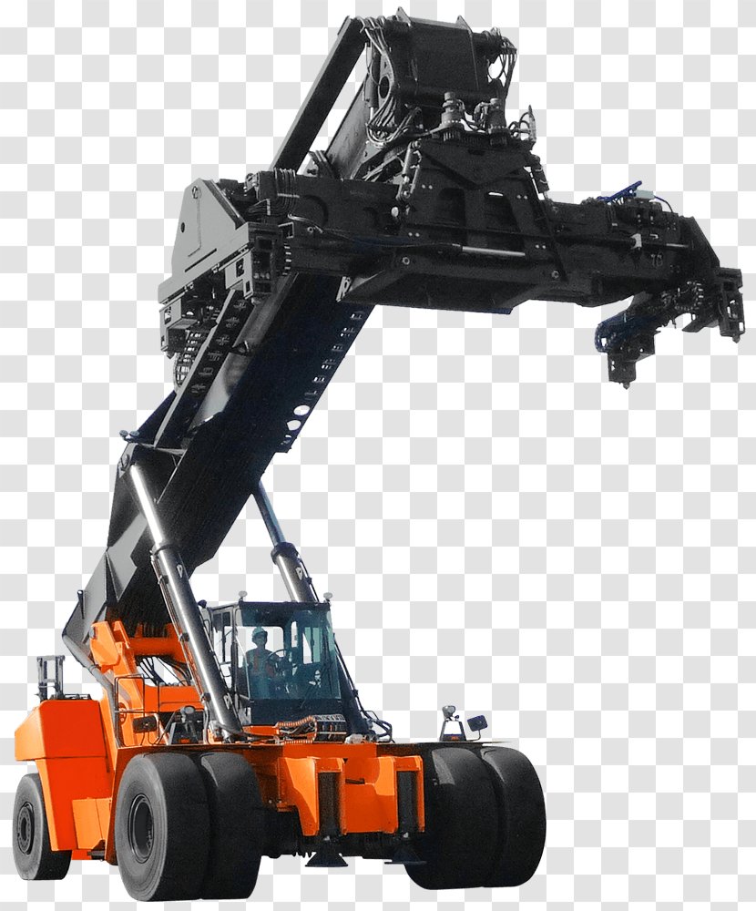Toyota Highlander Forklift Reach Stacker Intermodal Container - Warehouse - Heavy Equipment Transparent PNG