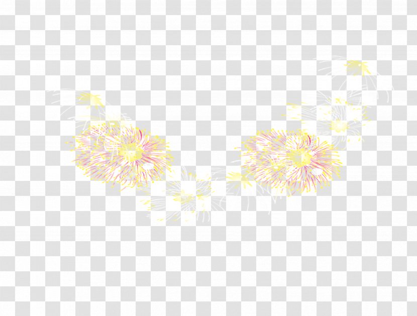 Yellow Pattern - Pink - Fireworks Transparent PNG