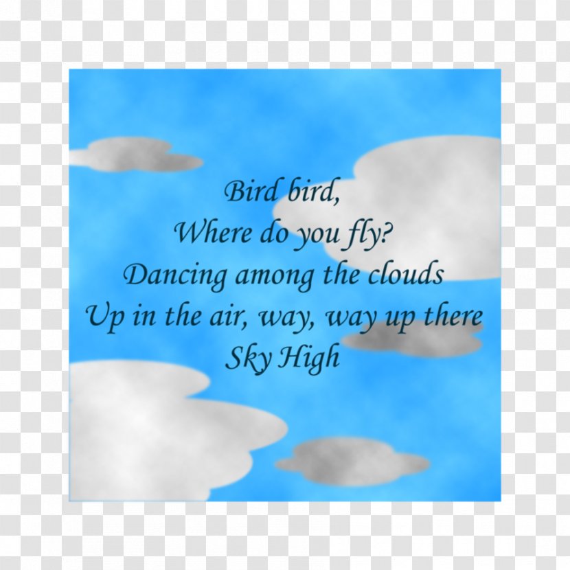 Cinquain Poetry Art Flower Blue - Birds Sea Transparent PNG