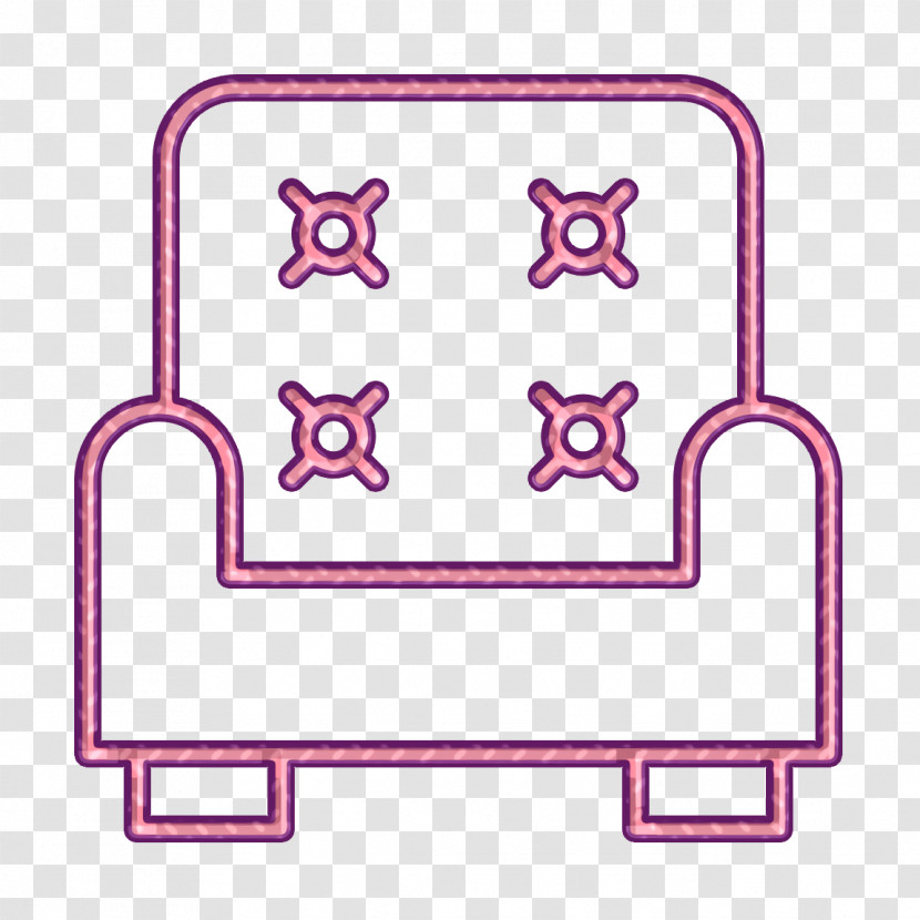 Armchair Icon Interiors Icon Transparent PNG