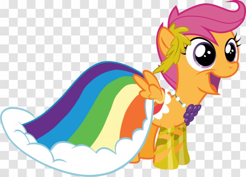 Pony Rainbow Dash Scootaloo Applejack Rarity - Flower - Dress Transparent PNG