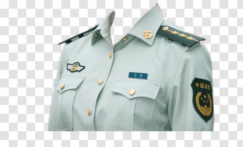 T-shirt Clothing Military Uniform 军中绿花 Police Officer - China Transparent PNG