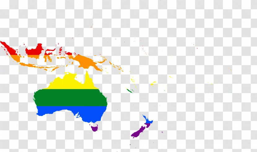 Papua New Guinea Australia World Map Flag Transparent PNG