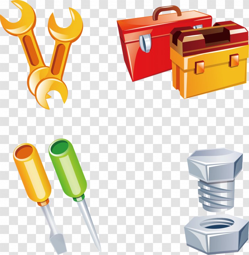 Stock Photography Clip Art - Computer - Vector Painted Tools Creative Workers Transparent PNG