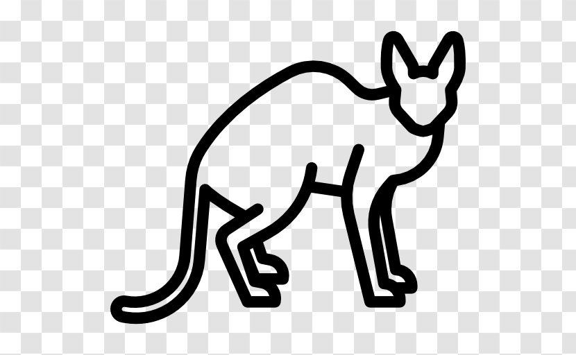 Cornish Rex Toyger Javanese Cat Clip Art - Monochrome Transparent PNG
