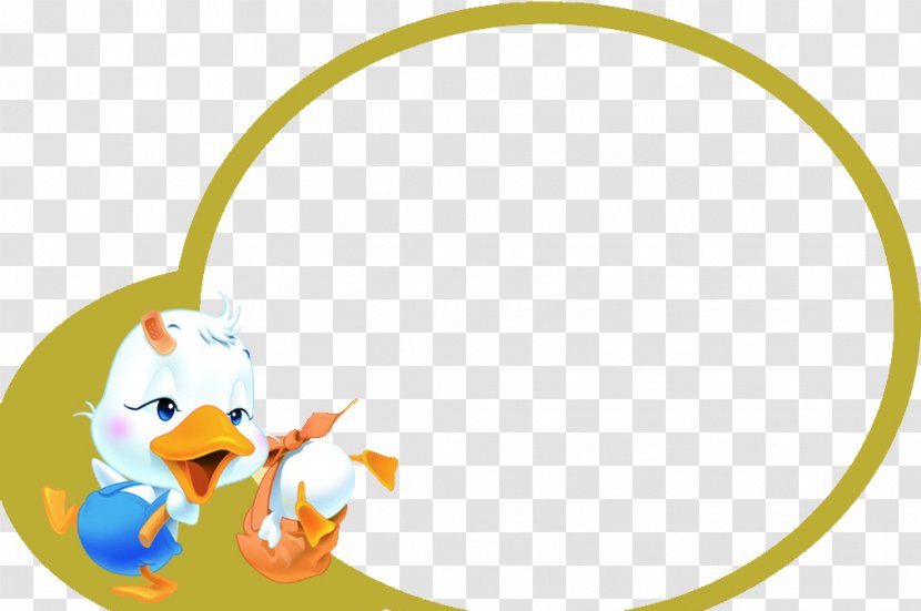 Duck Cartoon Illustration - Template - Free Baby Buckle Creative Transparent PNG