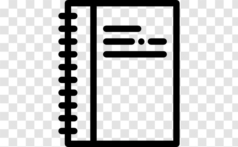 Notebook Paper Pencil - Black And White Transparent PNG