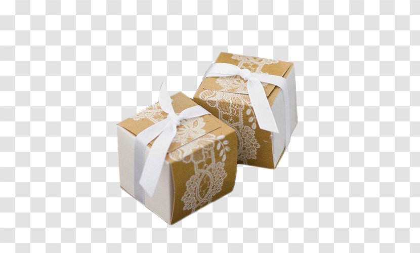 Kraft Paper Box Bomboniere Wedding Party Favor Transparent Png