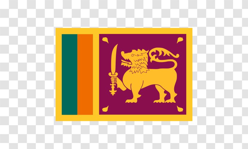 Flag Of Sri Lanka National - Yellow Transparent PNG