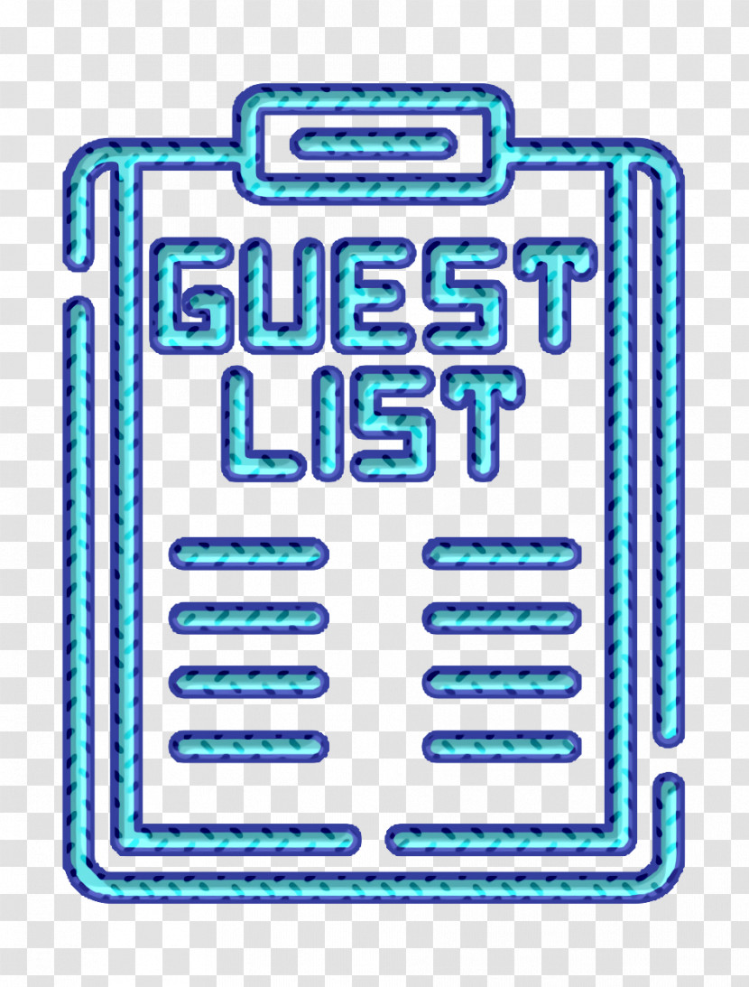 Guest List Icon Guest Icon Night Party Icon Transparent PNG