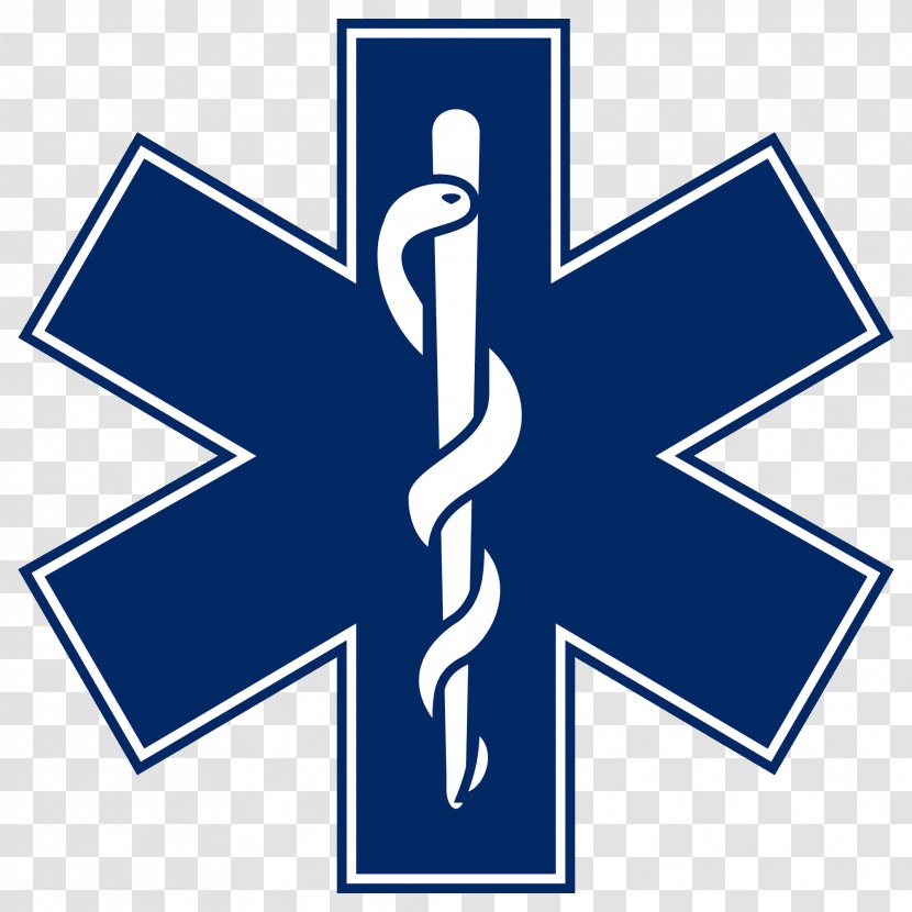 Star Of Life Emergency Medical Services Technician Paramedic Clip Art - Brand Transparent PNG