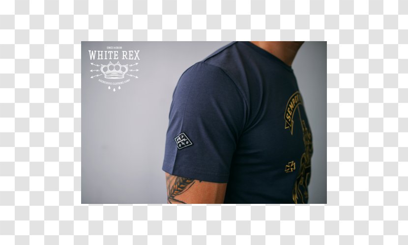 T-shirt Shoulder Sleeve Elbow Font - Neck Transparent PNG