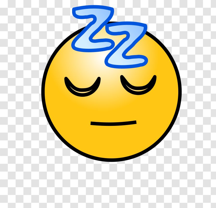 Smiley Emoticon Face Clip Art - Happiness - Picture Of A Person Sleeping Transparent PNG