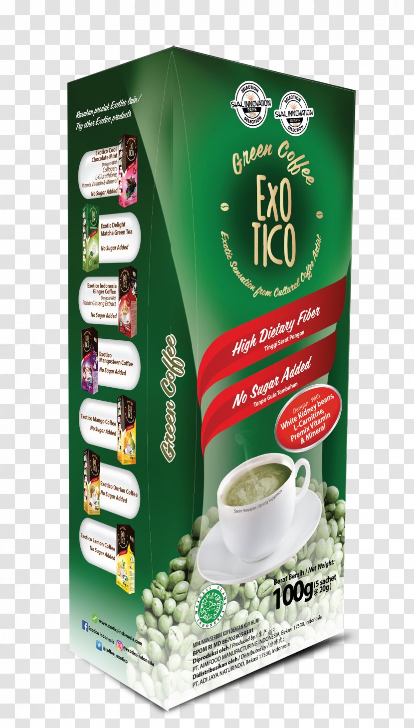 Instant Coffee Green Tea - Flavor - Beans Transparent PNG