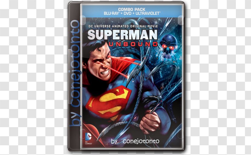 Superman: Unbound Blu-ray Disc Brainiac Digital Copy - Ultraviolet - Lego Dc Comics Super Heroes Justice League Vs Bizarro Transparent PNG