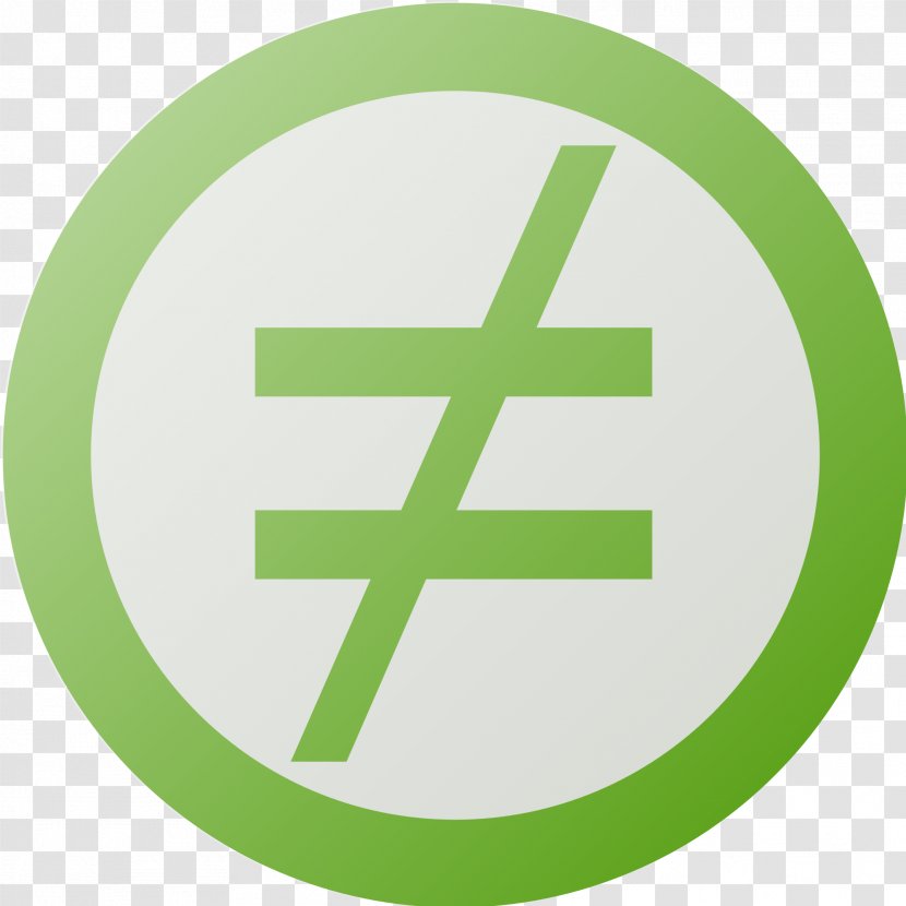 Equals Sign Symbol Equality The People Of - Grass Transparent PNG