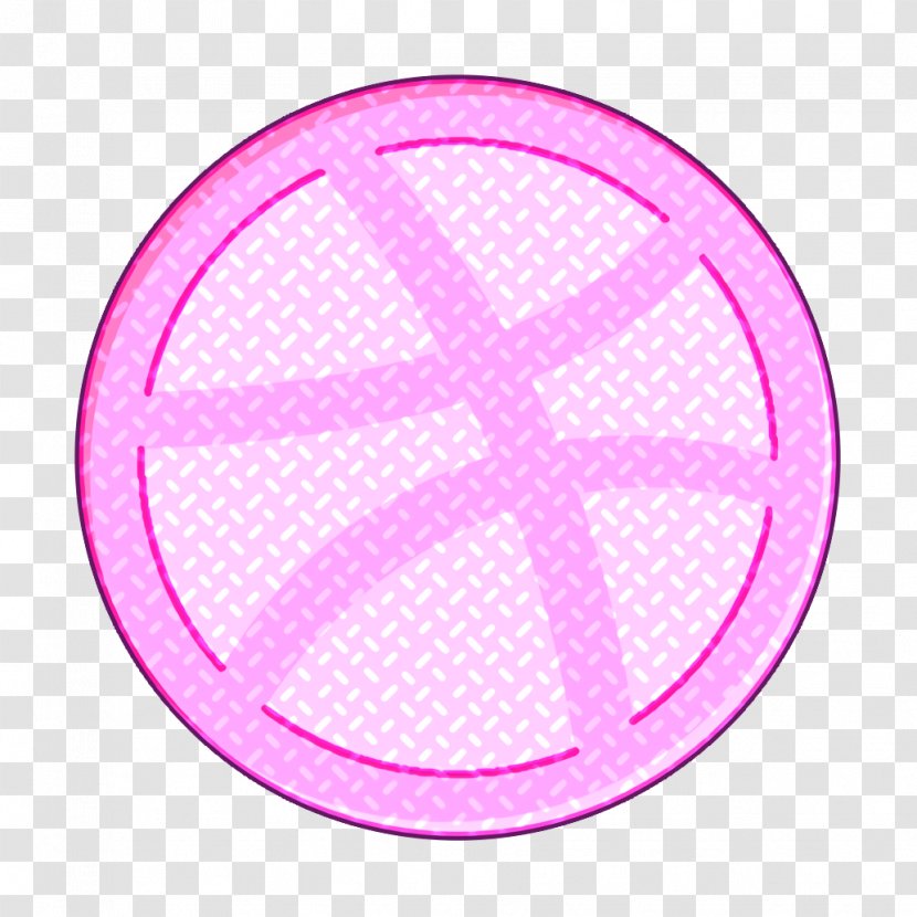 Dribbble Icon - Symbol Magenta Transparent PNG